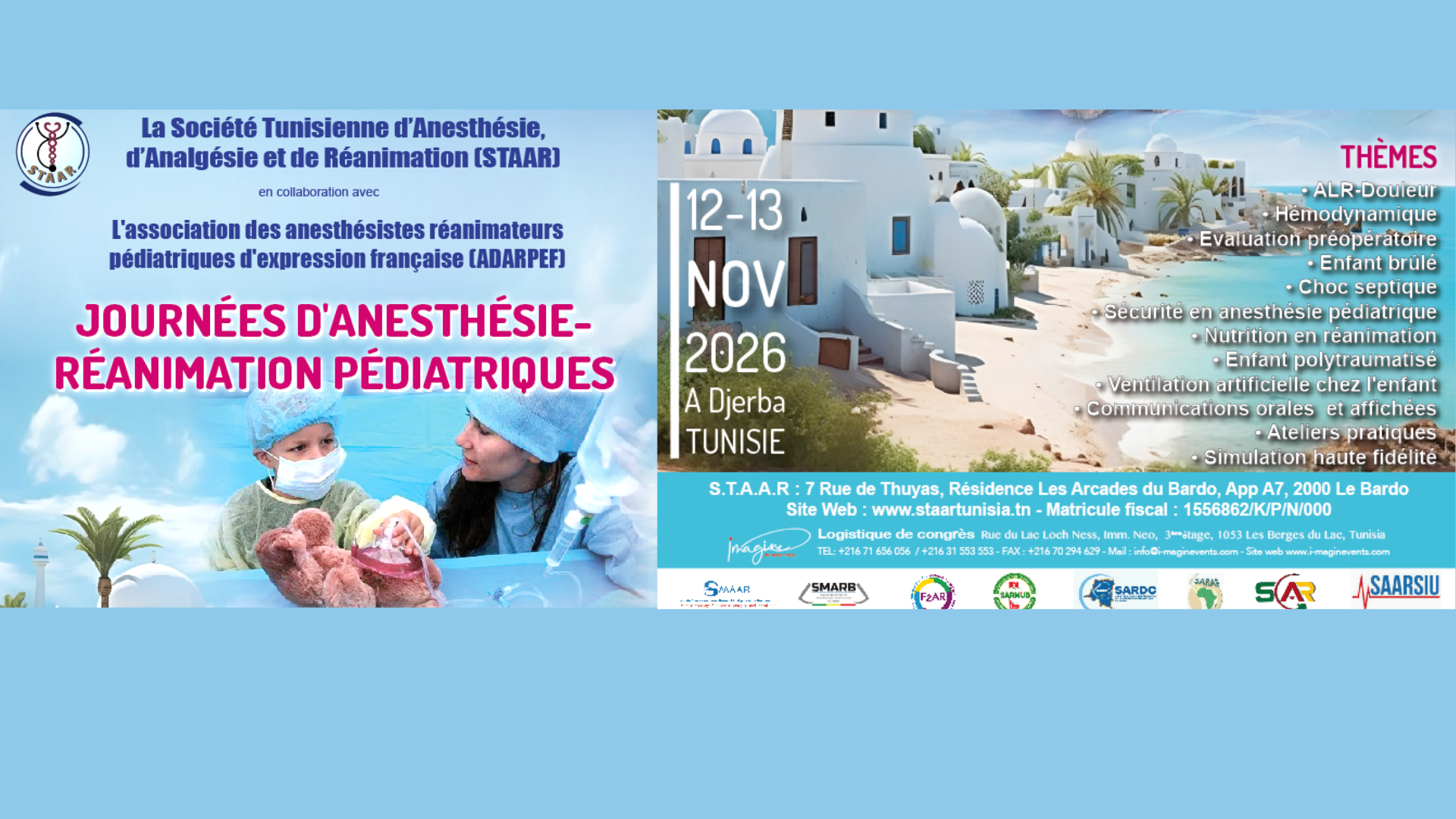 Journées Francophones d'Anesthésie Réanimation Pédiatriques